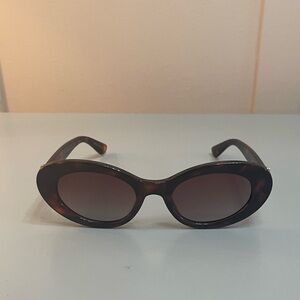 Anthropologie x Eleventh Hour Isla Bow Icon Cat-EyeTortoise Shell Sunglasses